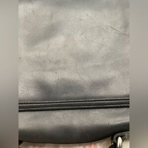 Black Leather vintage coach purse